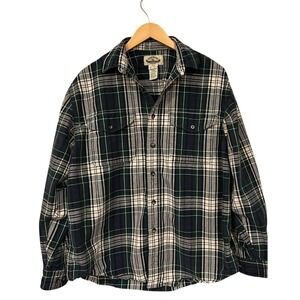 Vtg 90s Eddie Bauer Legends Men's Shirt M Long‎ Sleeve Heavy Outdoor Hunting